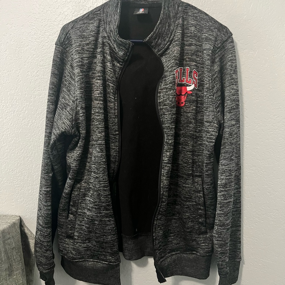 NBA Chicago Bulls Gray Jacket